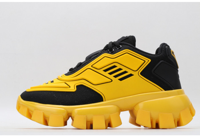PRAD YELLOW BLACK SNEAKERS