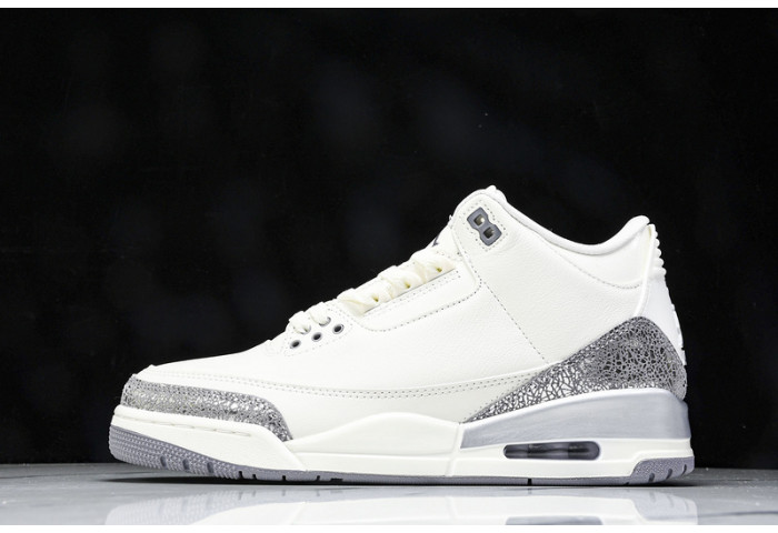 Air Jordan 3 “Sail/Metallic Silver” CK9246-100