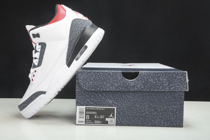 air jordan 3 se denim fire red（janpan version） cz6433-100