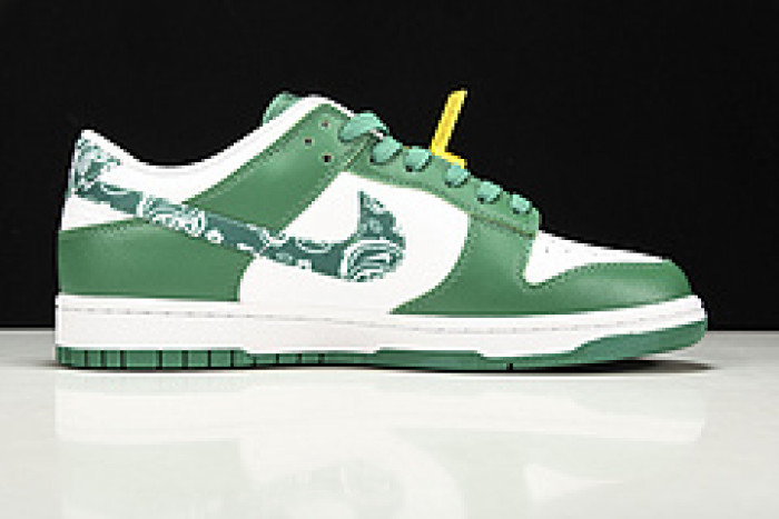 nike dunk low "green paisley" dh4401-102