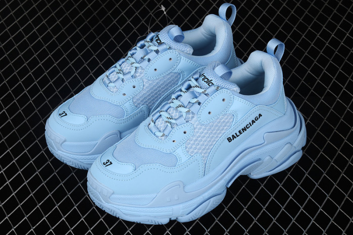 bl triple s trainers blue sneakers a111315