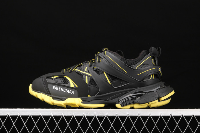 bl tess s. gomma trek low sneakers black yellow 112302