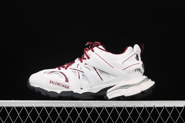 bl tess s. gomma trek low sneakers white black red 121206