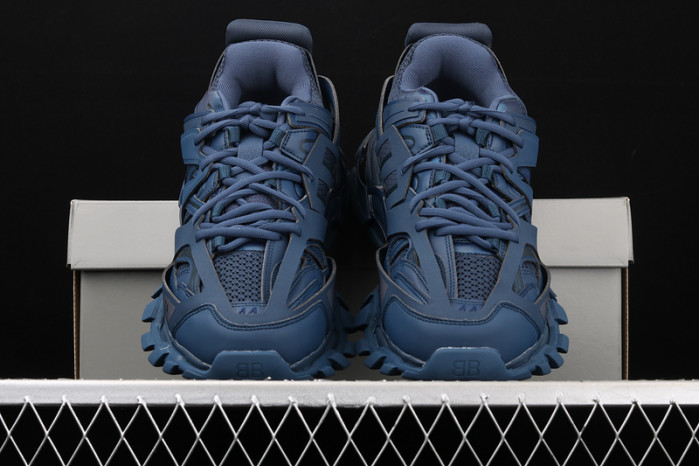 (led)bl track trainers sneaker dark blue 93005