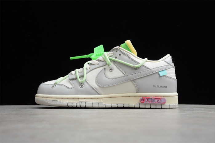 of x nike sb dunk low “07 of 50” ow dm1602-108