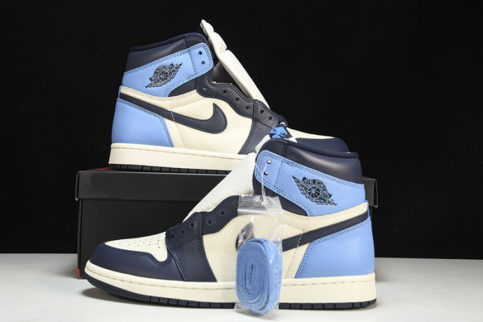 air jordan 1 retro high obsidian unc 555088-140