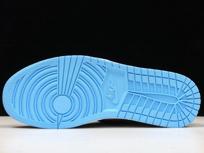 air jordan 1 unc blue chill patent leather cd0461-401