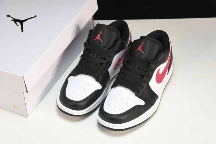 jordan 1 low black siren red dc0774-004