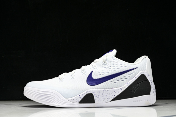 Nike Kobe 9 Elite Low EM Protro White Court Purple IH1401-100