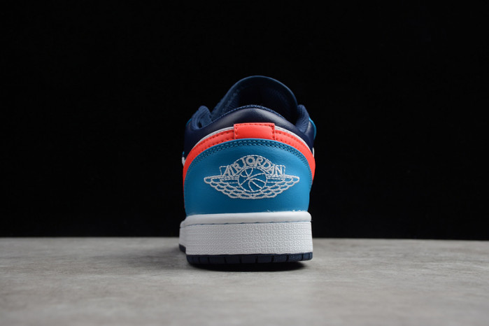 nike air jordan 1 low game time gs blue orbit cv4892-100