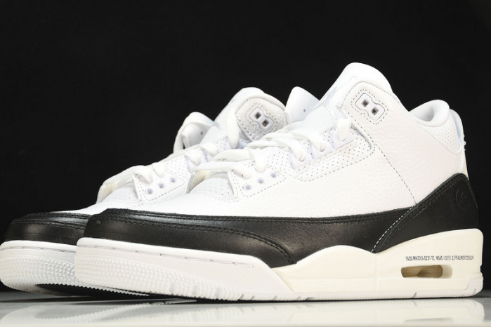 fragment air jordan 3 white black da3595-100