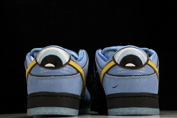 the powerpuff girls x nike sb dunk low “bubbles” fd2631-602