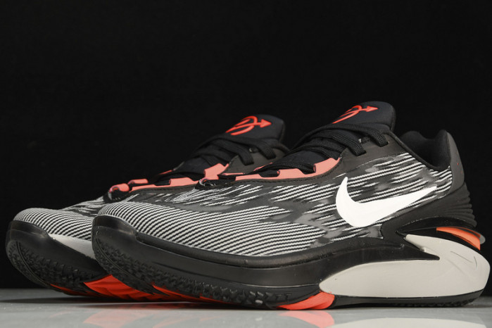 nike zoom gt cut 2 black bright crimson dj6013-001