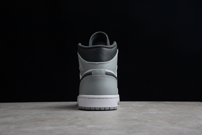 air jordan 1 mid “light smoke grey” 554724-078