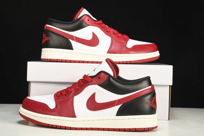 jordan 1 retro low reverse black toe dc0774-160