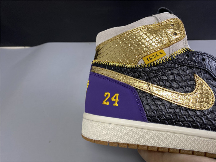 union x air jordan 1 high og black purple gold “mamba” 555088-171