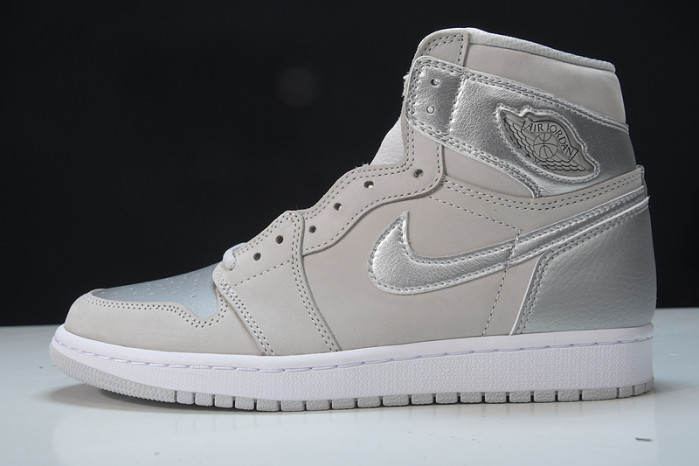 air jordan 1 japan neutral grey metallic silver dc1788-029 (with special box)