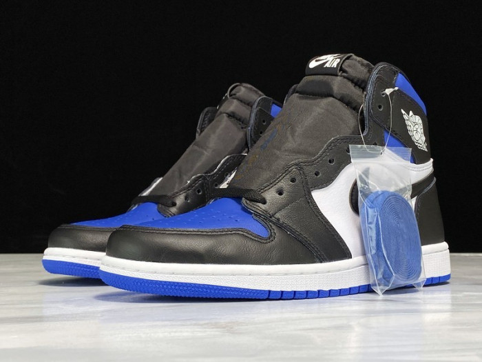 air jordan 1 retro high black game royal - 555088-041‎