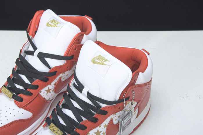 nike dunk high pro sb red stars 307385-161