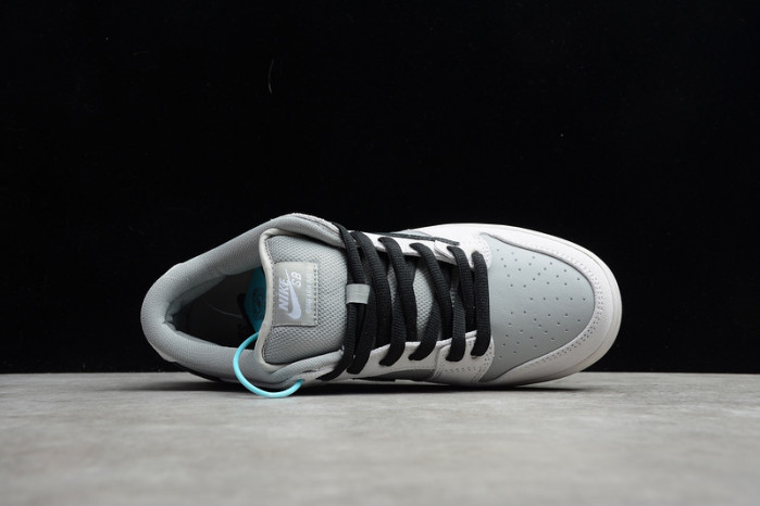 nike sb dunk low pro grey/black bq6817-101