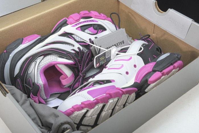 (led) bl track trainers sneaker black pink 062309