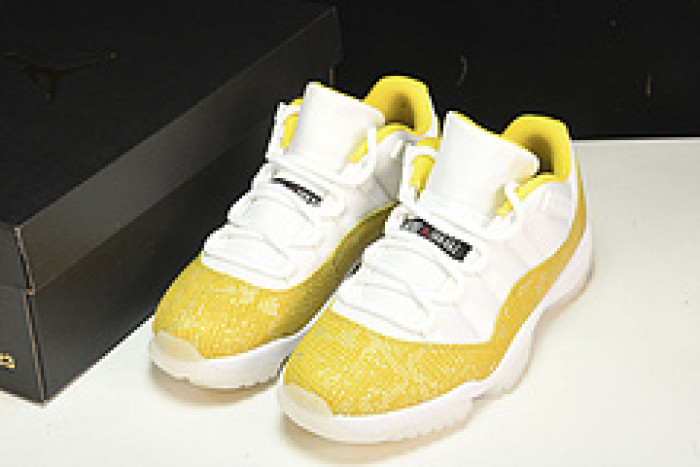air jordan 11 low “yellow snakeskin” ah7860-107