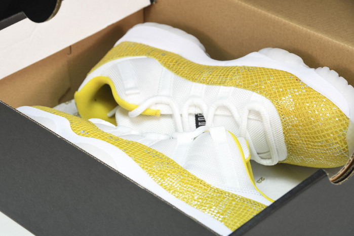air jordan 11 low “yellow snakeskin” ah7860-107