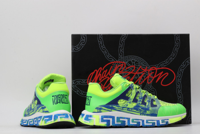vse chain reaction green sneaker