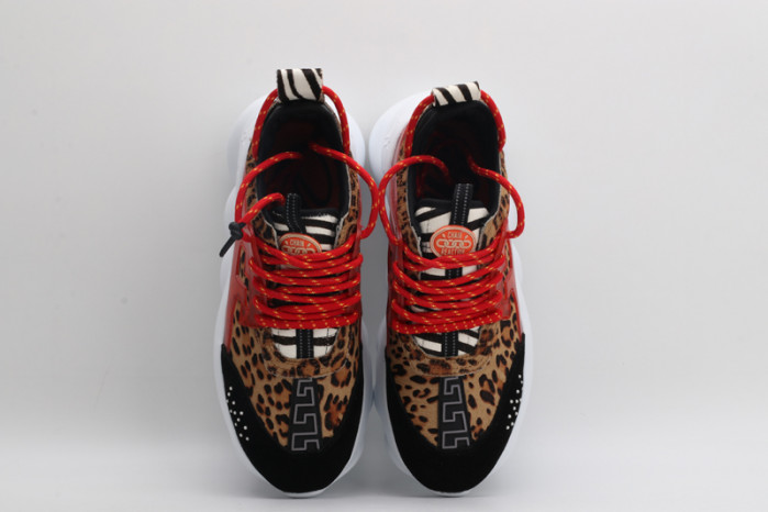 vse chain reaction red sneaker