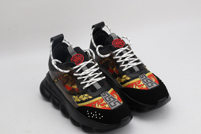 vse chain reaction black sneaker