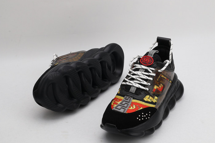 vse chain reaction black sneaker
