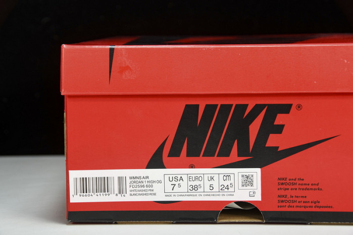 air jordan 1 high og “washed pink” fd2596-600