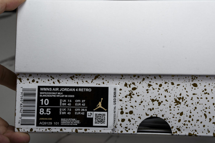 air jordan 4 wmns “vividsulfur” aq9129-101