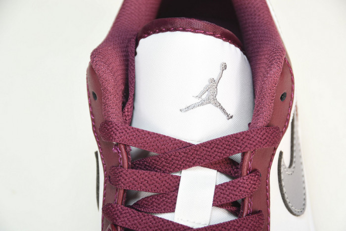 jordan 1 low white bordeaux 553558-615