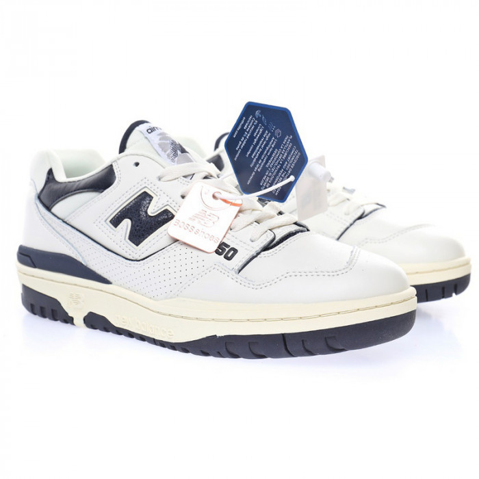 new Ba1an*e 550 aime leon dore white navy bb550alf