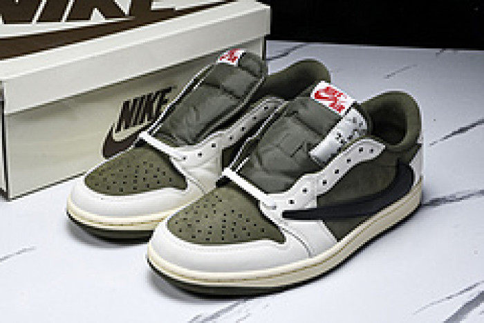 Travis Scott x Air Jordan 1 Low OLIVE DZ7866-200
