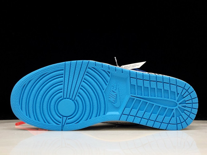 of air jordan 1 powder blue unc - aq0818-148