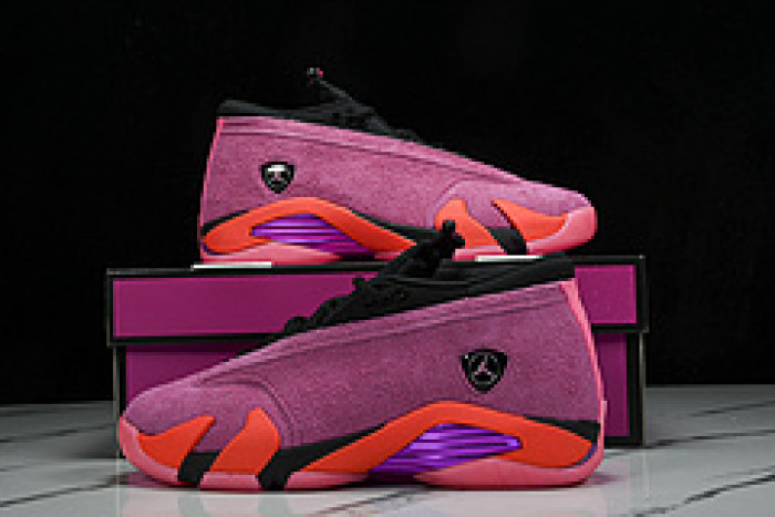 jordan 14 retro low shocking pink (w) dh4121-600
