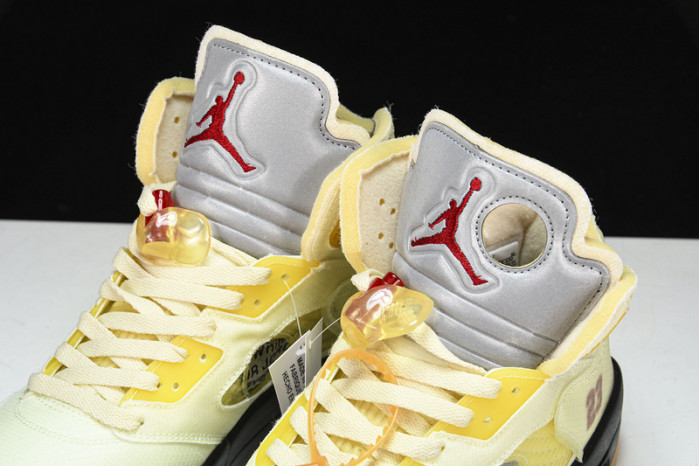 of x air jordan 5 “sail” dh8565-100