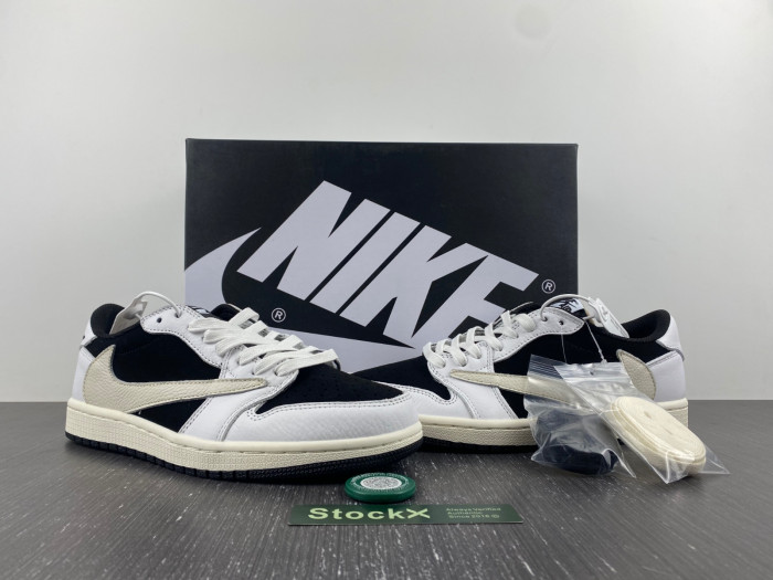 travis scott x air jordan 1 low og black/white 2022122