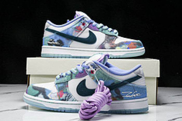 nike sb dunk low futura laboratories bleached aqua hf6061-400