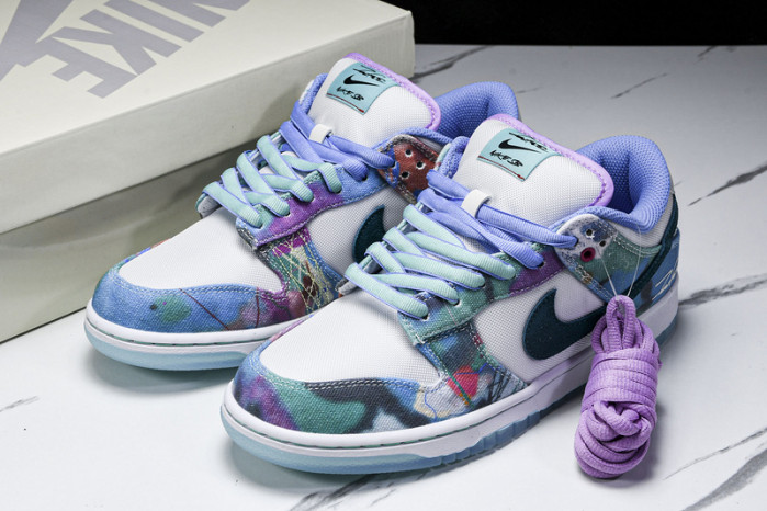 nike sb dunk low futura laboratories bleached aqua hf6061-400