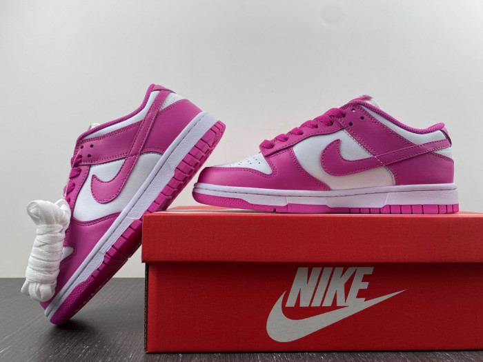 nike dunk low active fuchsia (gs) fj0704-100