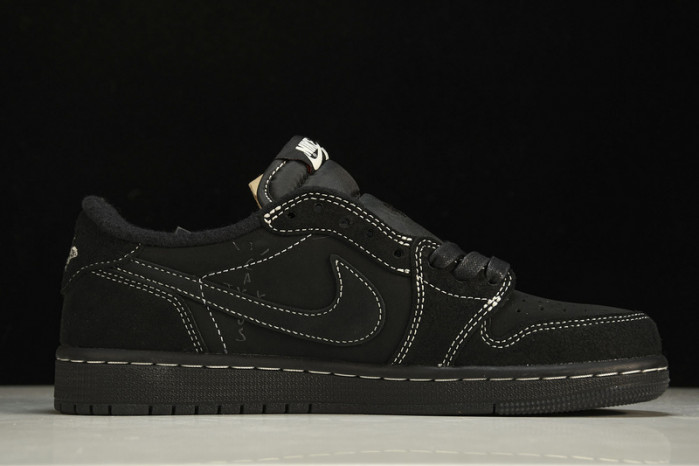 travis scott x air jordan 1 low "black phanT0m" dm7866-001