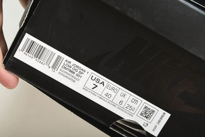 travis scott x air jordan 1 low "black phanT0m" dm7866-001