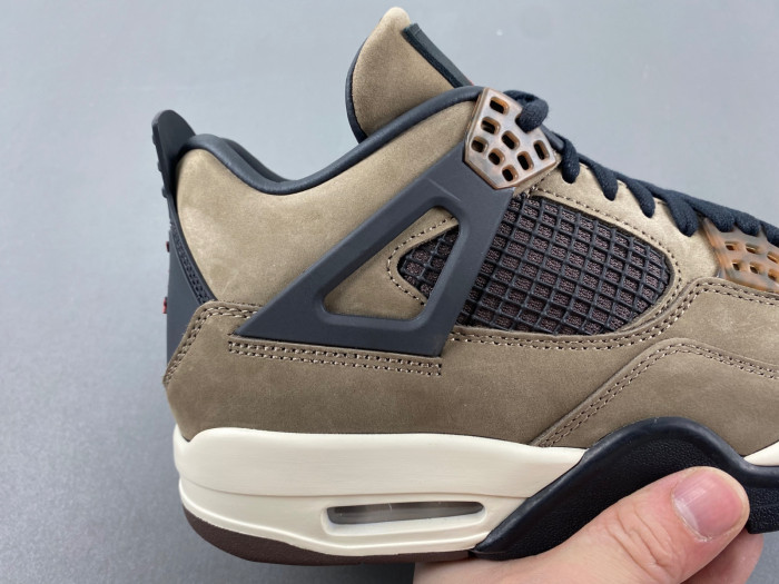 travis scott x air jordan 4 retro brown aj4-882335