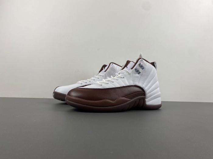 the solefly x air jordan 12 “white/baroque brown” fz5026-100