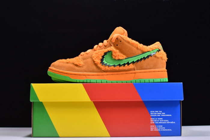 grateful dead x nike sb dunk low "orange bear"-cj5378-800