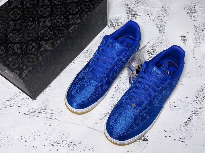 air force 1 low clot blue silk - cj5290-400