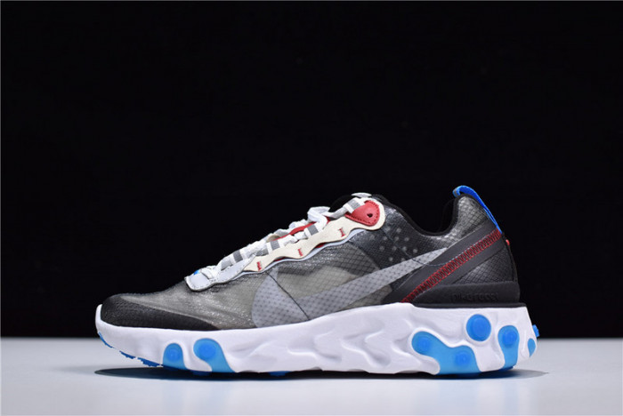 nike react element 87 dark grey photo blue aq1090-003
